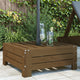 Vidaxl Parasol Footing Festkiefer Honig braun
