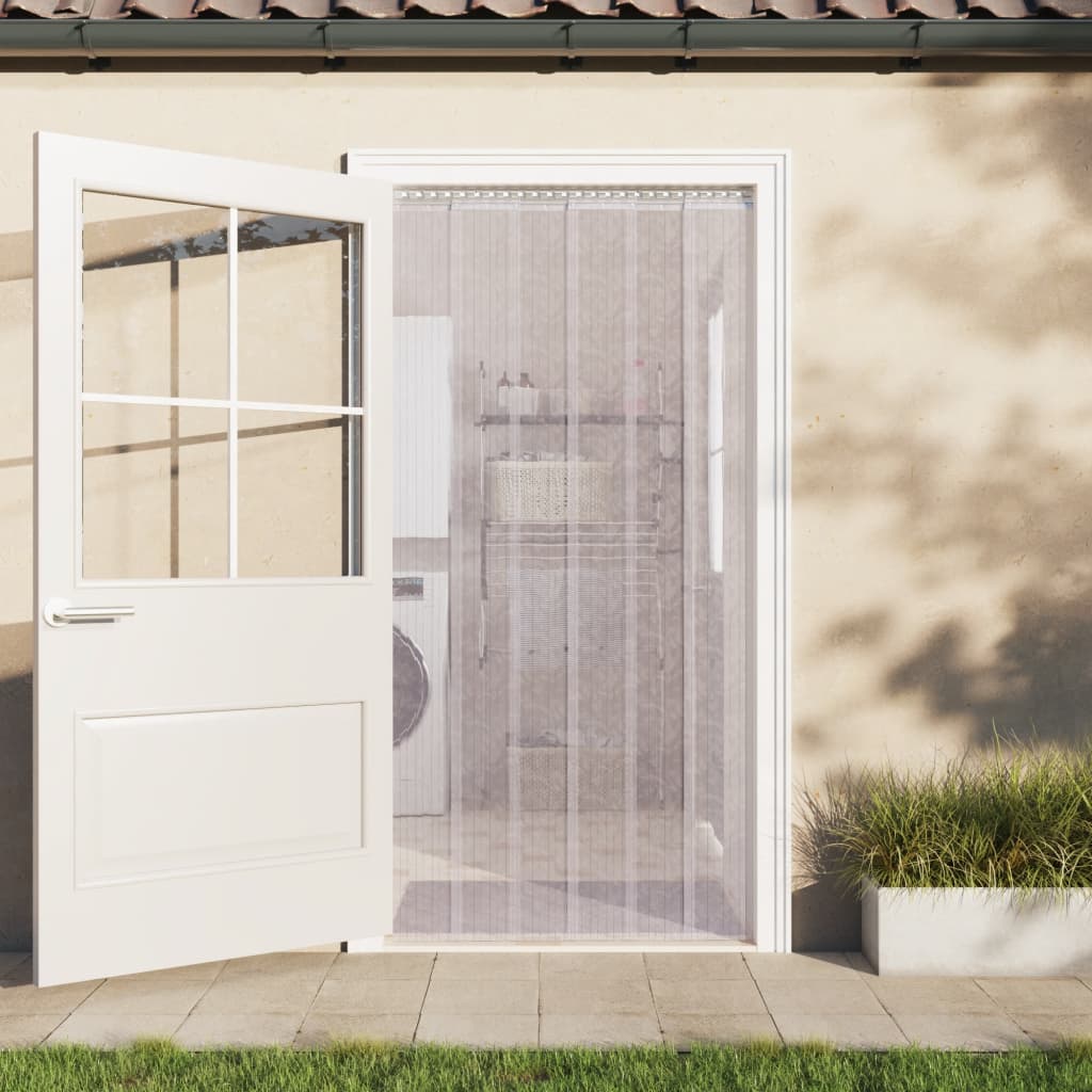 Vidaxl -Türvorhang 300x2,6 mm 10 m PVC transparent