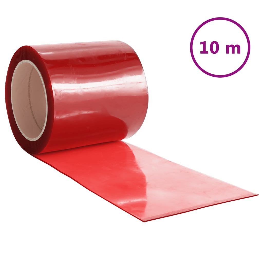 Vidaxl Deurboordijn 200x1,6 mm 10 m PVC -Rot