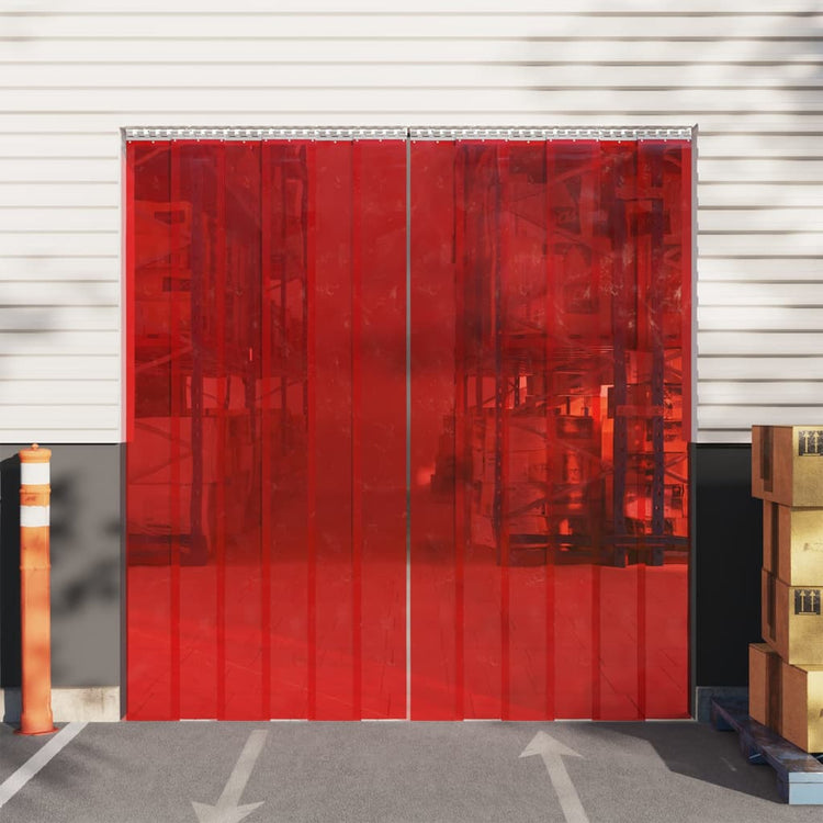 Vidaxl Deurboordijn 200x1,6 mm 10 m PVC -Rot