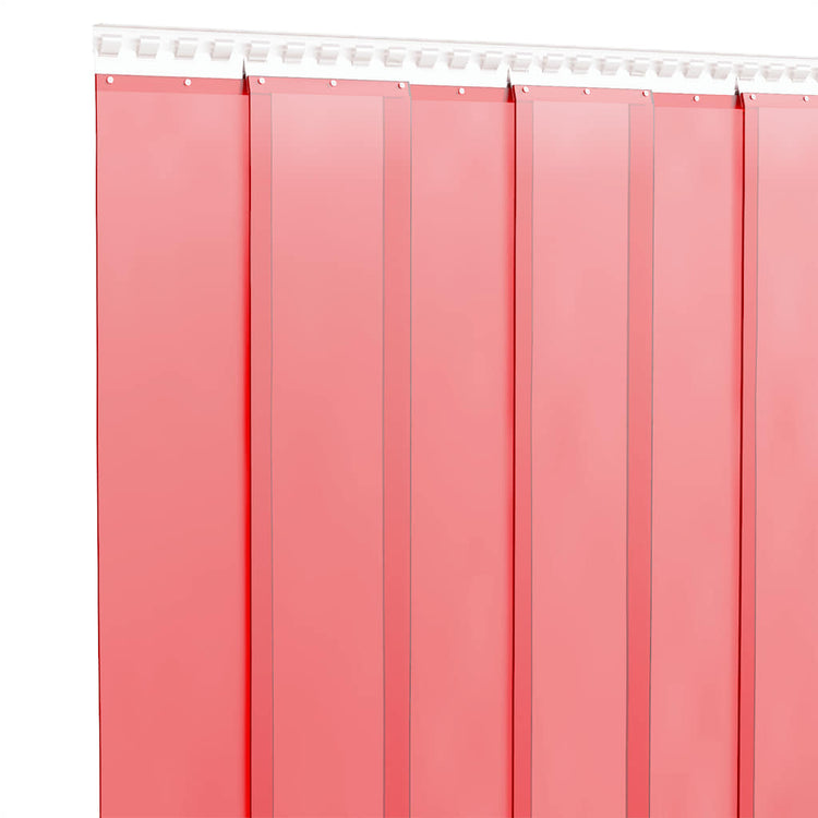 Vidaxl Deurgoordijn 200x1,6 mm 25 m PVC -Rot