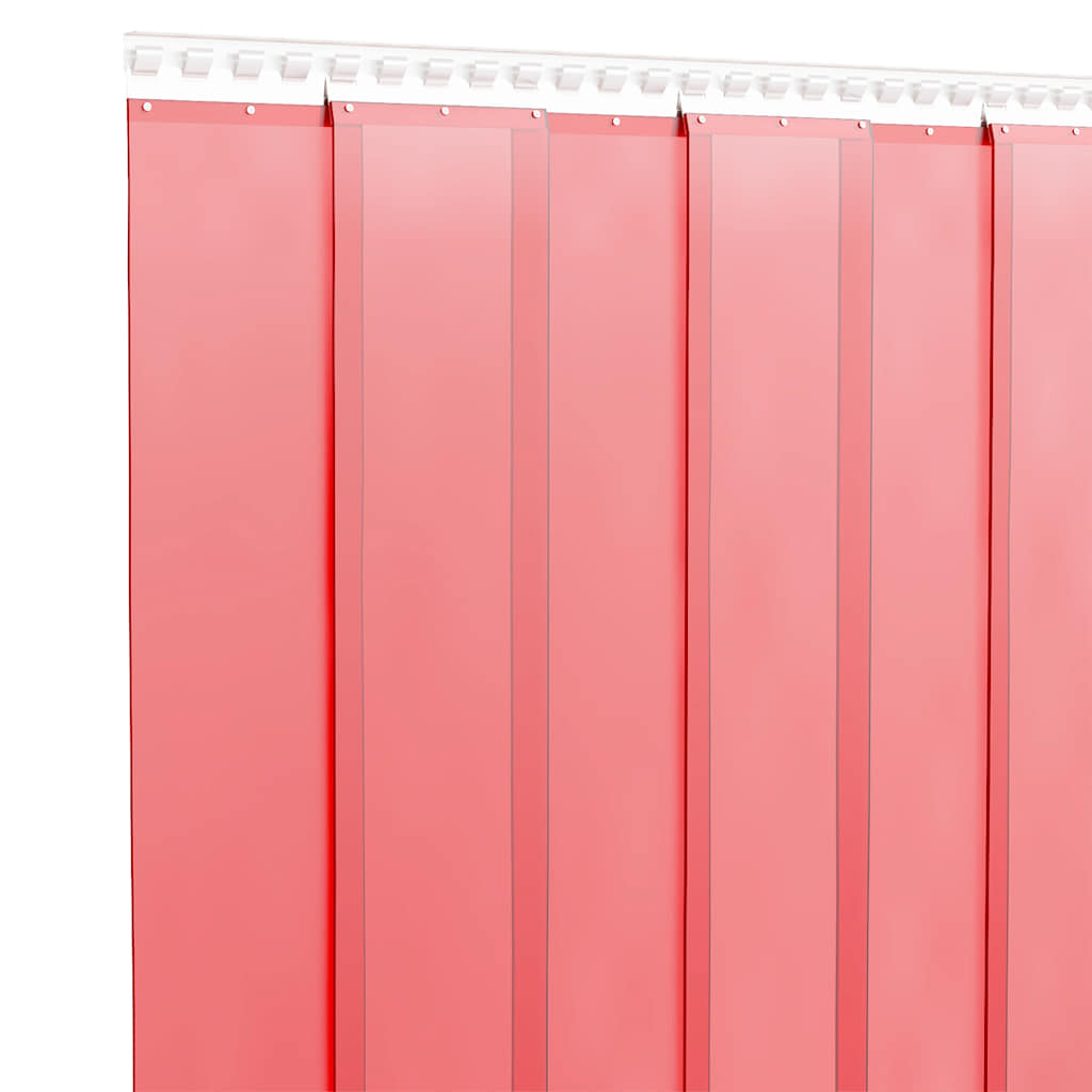 Vidaxl Deurboordijn 200x1,6 mm 50 m PVC -Rot