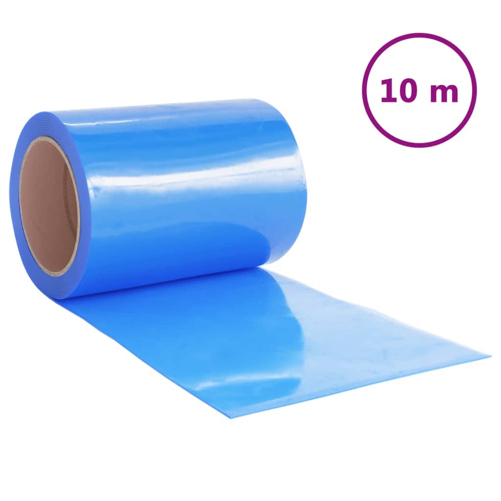 Vidaxl -Türvorhang 300x2,6 mm 10 m PVC Blau
