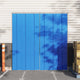 Vidaxl -Türvorhang 300x2,6 mm 10 m PVC Blau