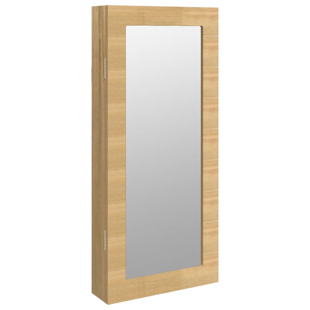VIDAXL -Schmuckschrank mit Spiegelwand -montiert 30x8,5x67 cm