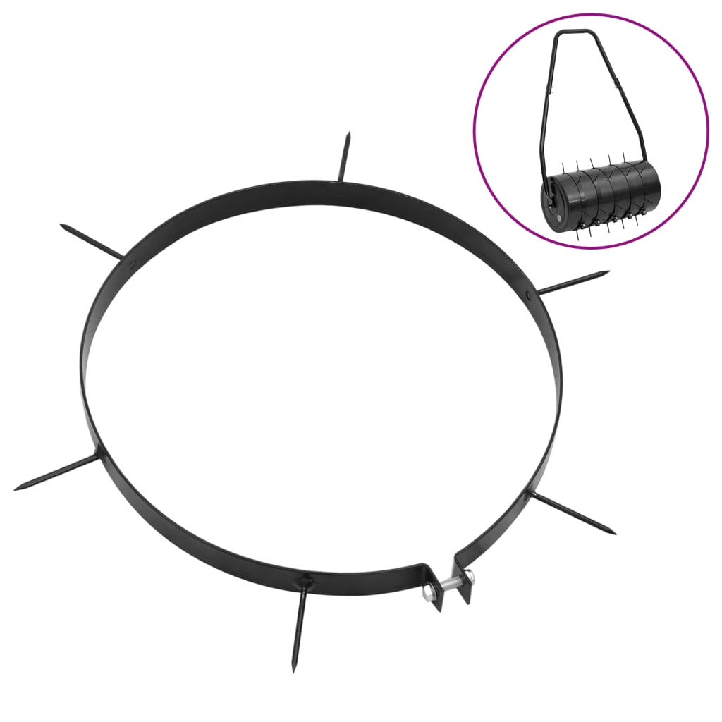 VIDAXL -Belüftungsklemmen 5 ST mit Spikes Ø 30 cm Eisen