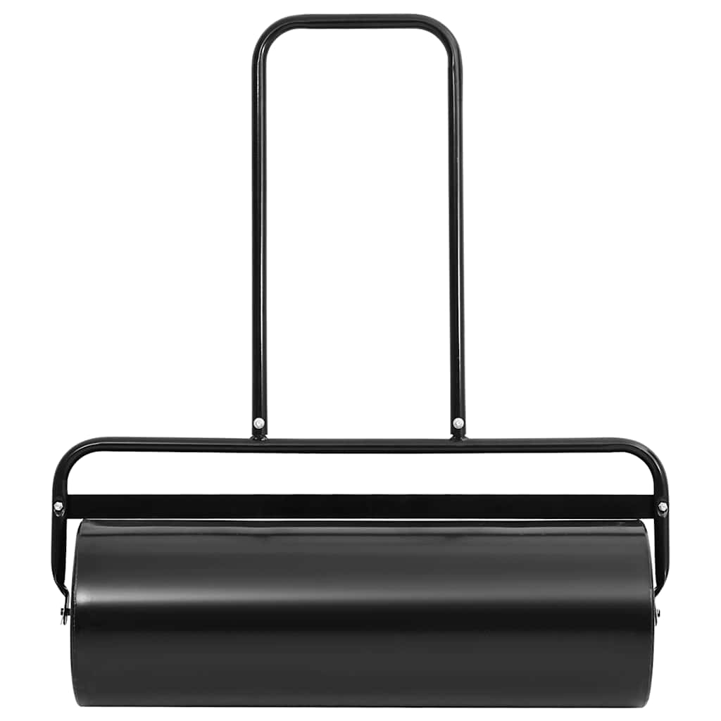 Vidaxl Gazonroller mit Griff 63 l Eisen und Stahlschwarz