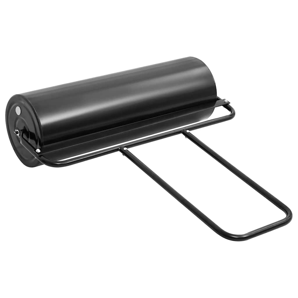 Vidaxl Gazonroller mit Griff 63 l Eisen und Stahlschwarz
