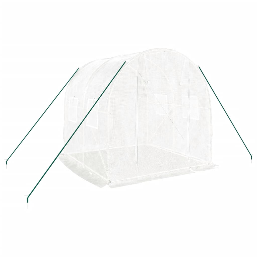 Vidaxl Tuinkas mit Stahlrahmen 4 m² 2x2x2 m