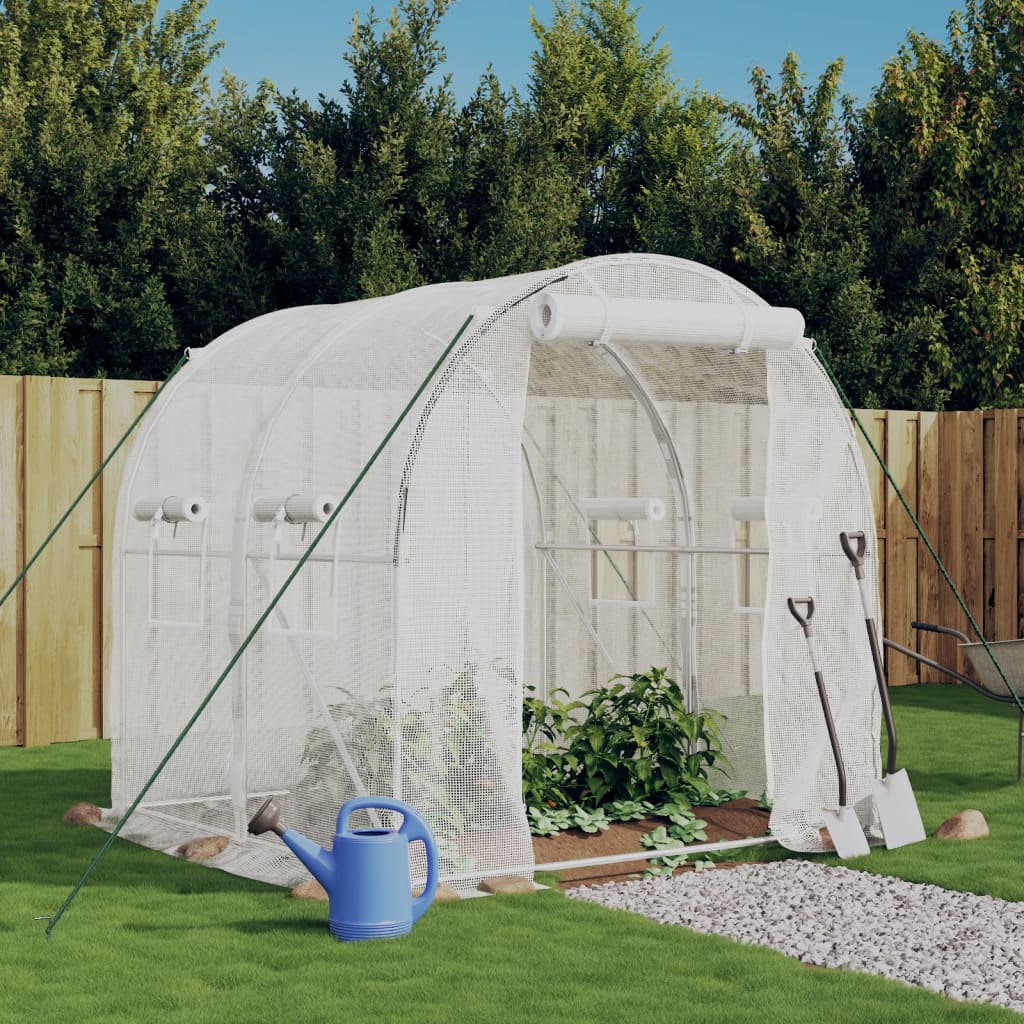 Vidaxl Tuinkas mit Stahlrahmen 4 m² 2x2x2 m