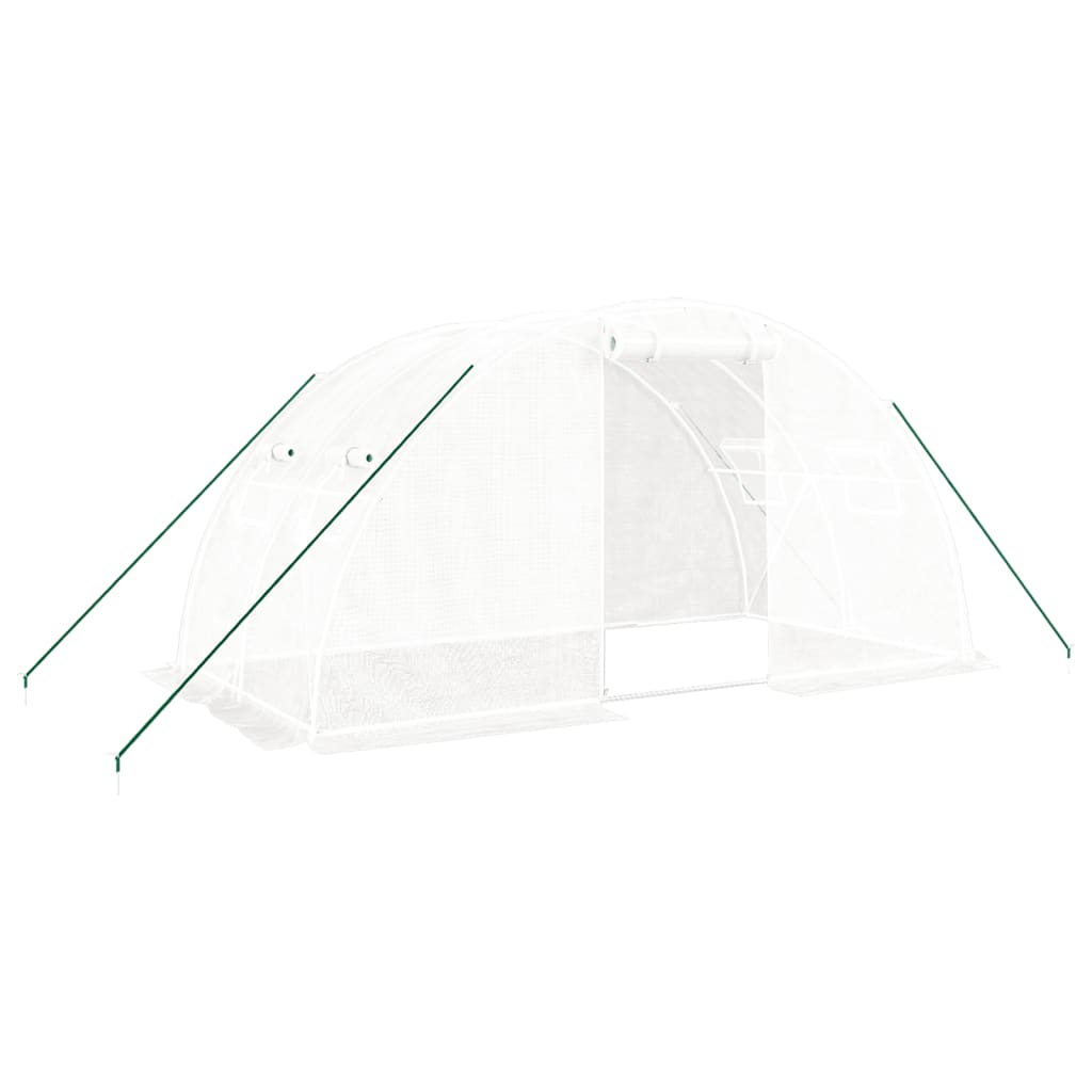 Vidaxl Tuinkas mit Stahlrahmen 8 m² 4x2x2 m