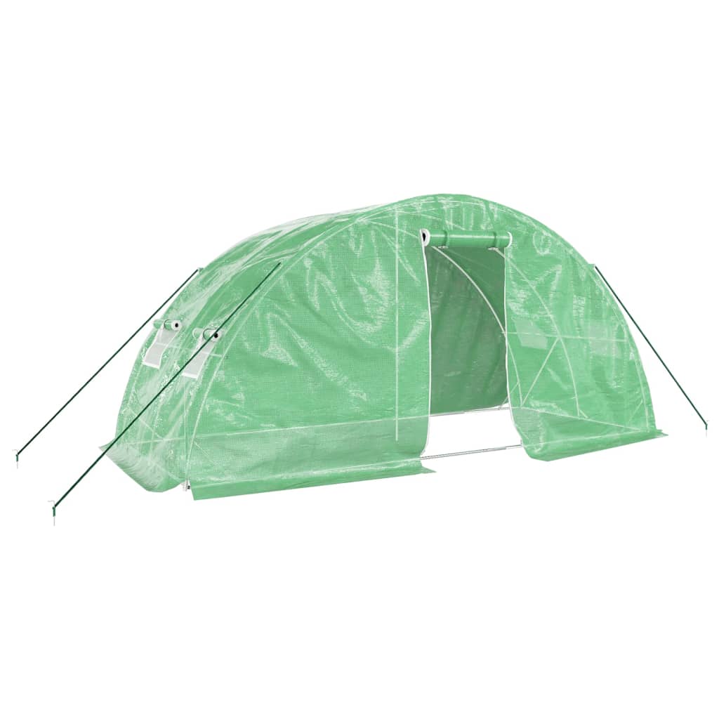 Vidaxl Tuinkas mit Stahlrahmen 10 m² 5x2x2,3 m