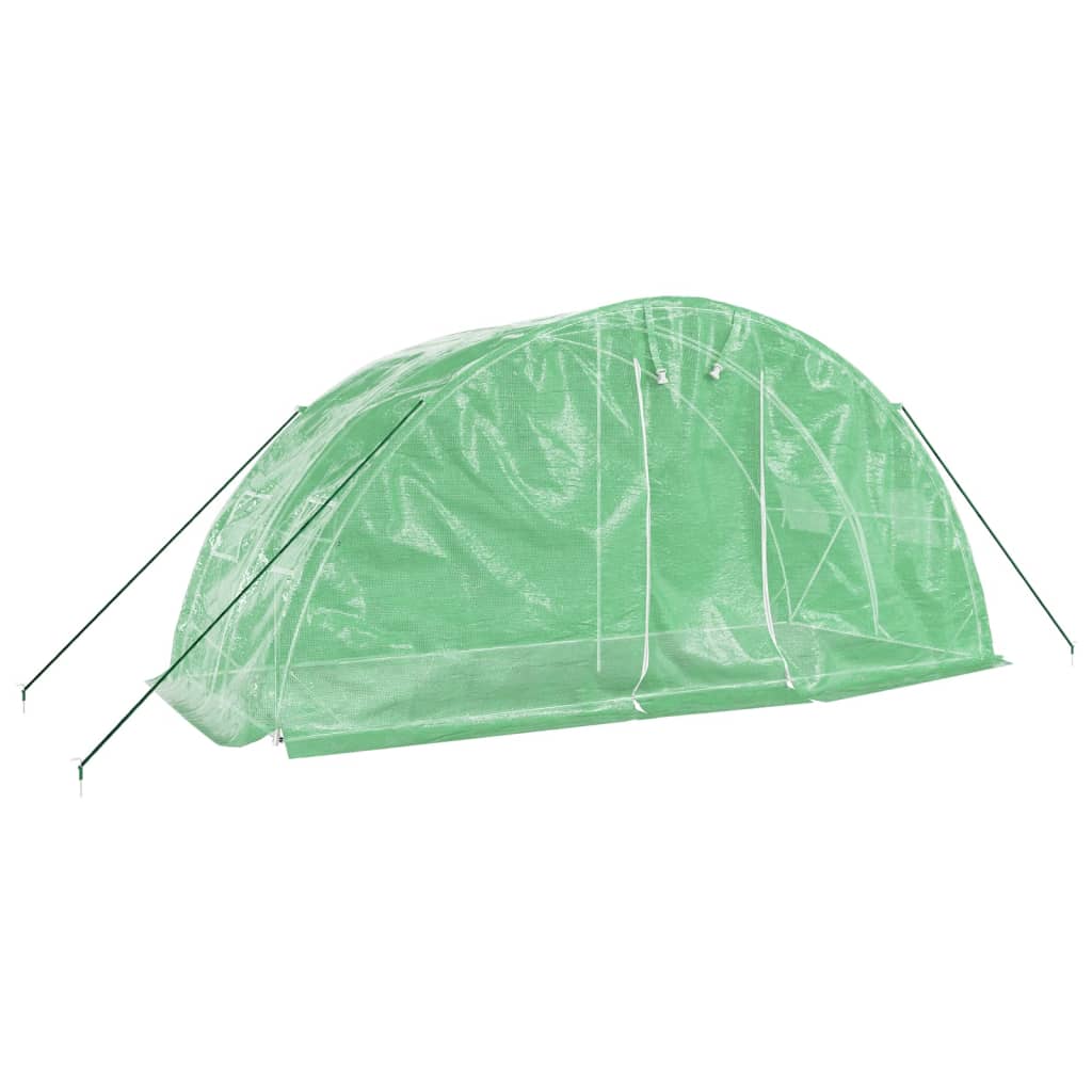 Vidaxl Tuinkas mit Stahlrahmen 10 m² 5x2x2,3 m