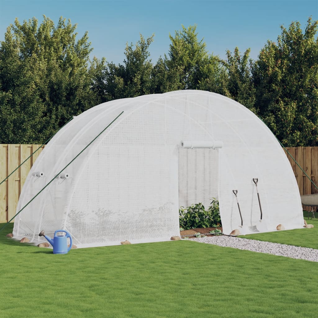 Vidaxl Tuinkas mit Stahlrahmen 12 m² 6x2x2,85 m