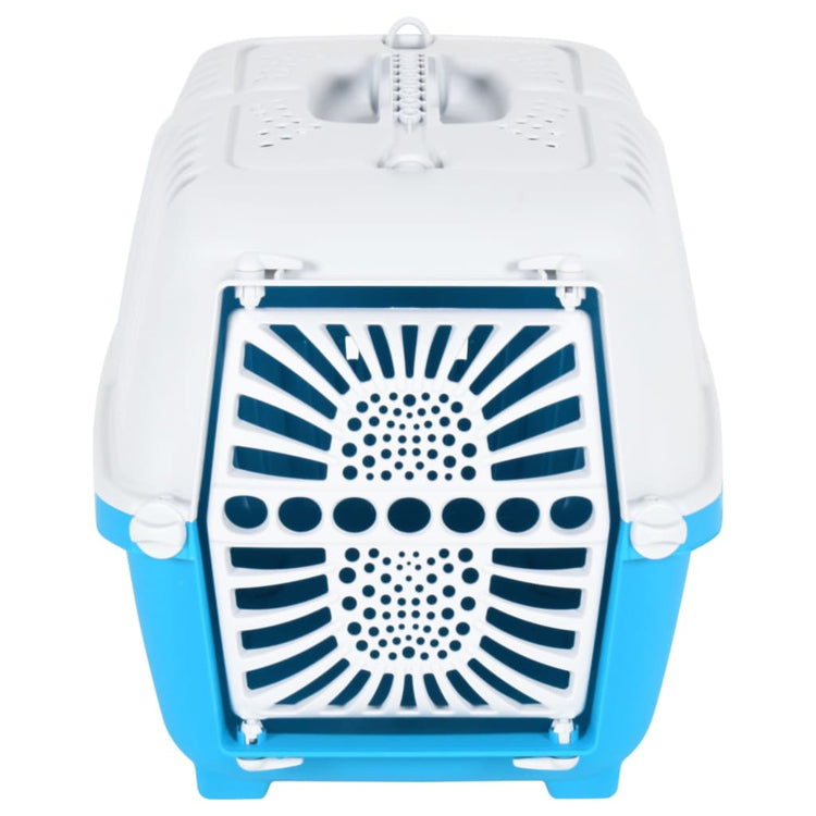 VIDAXL -Reisekorb 48x31.5x33 cm Polypropen weiß und blau