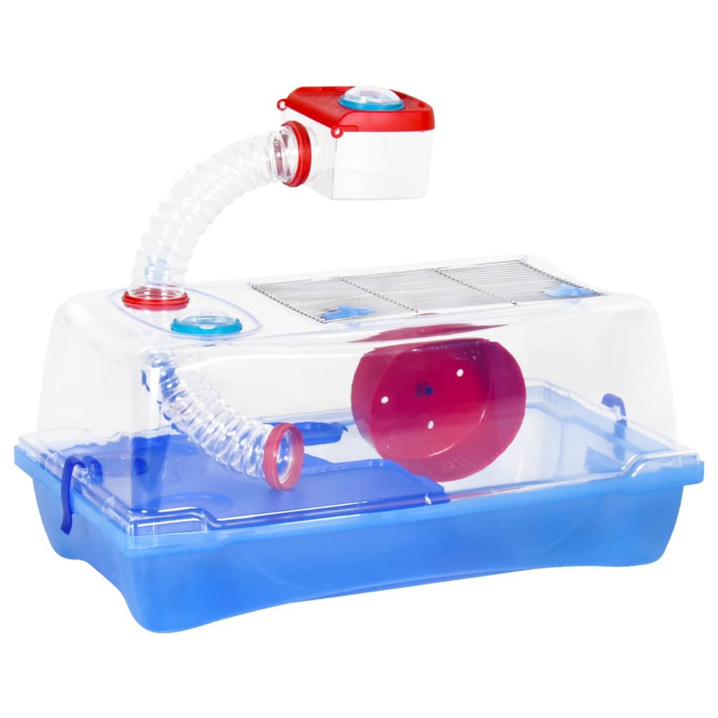 Vidaxl Hamsterkooi 57x33x26 cm Polypropenblau