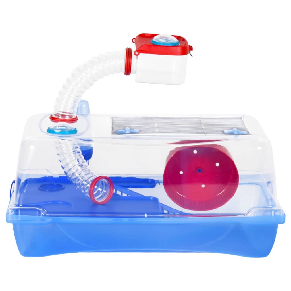 Vidaxl Hamsterkooi 57x33x26 cm Polypropenblau