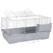 Vidaxl Animal Loft Smalltiere 80x45x39 cm Polypropen und Metallgrau - afbeelding 2