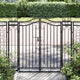 Vidaxx Tor 121x8x120 cm Schmiedeeisen schwarz