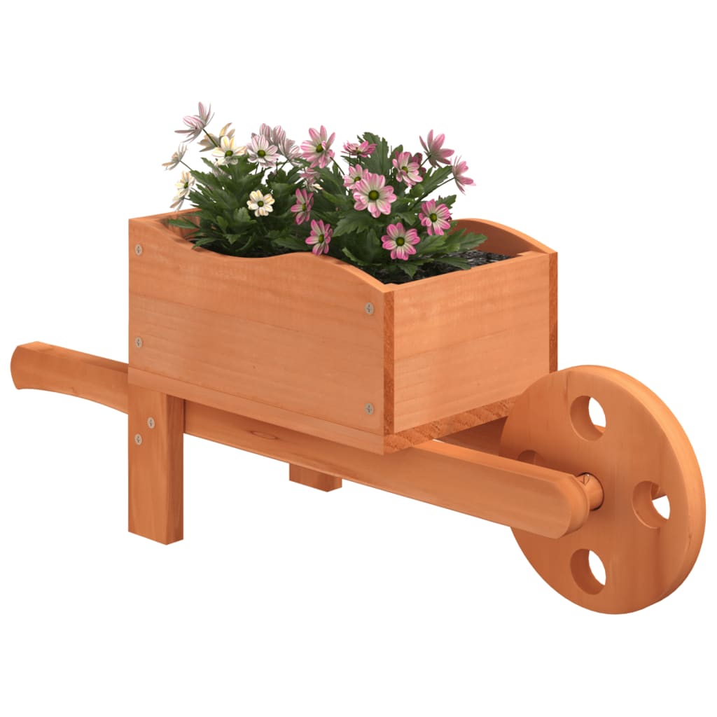 VIDAXL PLANTERTER SCHWEISSBARROW 2 PCS 47X15X19 CM Festkieferholz