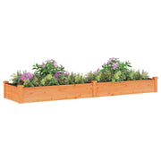 VIDAXL -Pflanzer mit einer Auskleidung von 240 x 60 x 25 cm Kiefernbraun angehoben - afbeelding 3