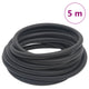 Vidaxl Air Hose Hybrid 0,6 '' 5 m Gummi und PVC Schwarz