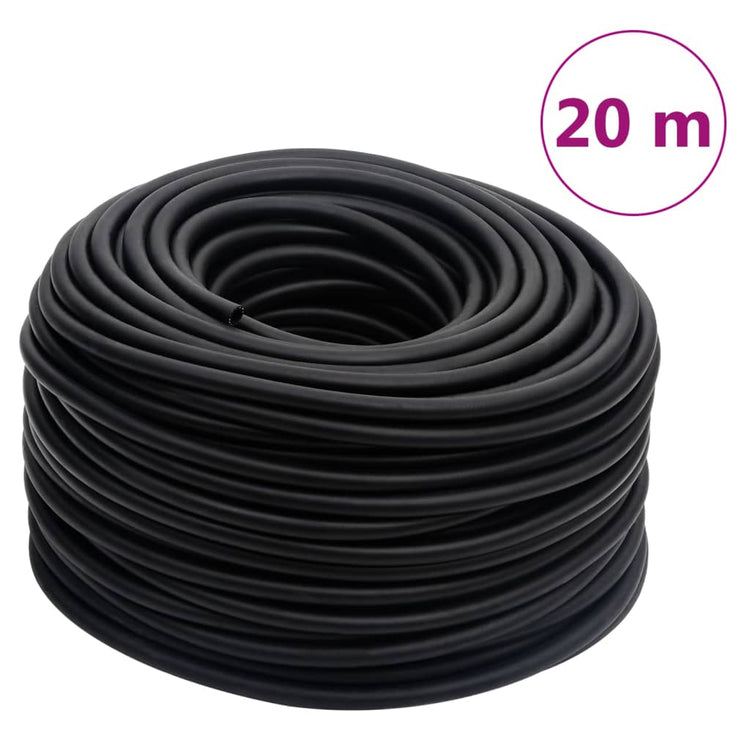 Vidaxl Air Hose Hybrid 0,6 '' 20 m Gummi und PVC Schwarz