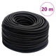 Vidaxl Air Hose Hybrid 0,6 '' 20 m Gummi und PVC Schwarz