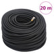 Vidaxl Air Hose Hybrid 0,6 '' 20 m Gummi und PVC Schwarz
