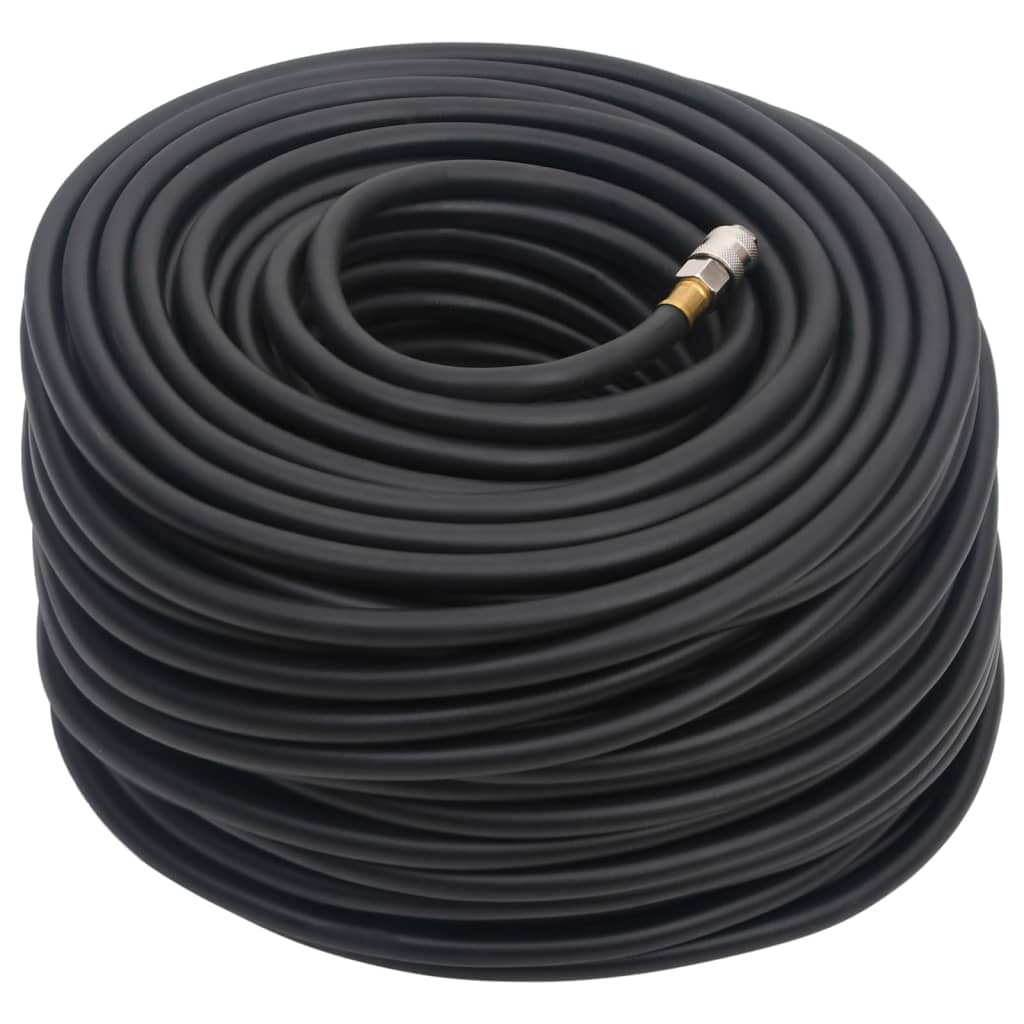Vidaxl Air Hose Hybrid 0,6 '' 20 m Gummi und PVC Schwarz