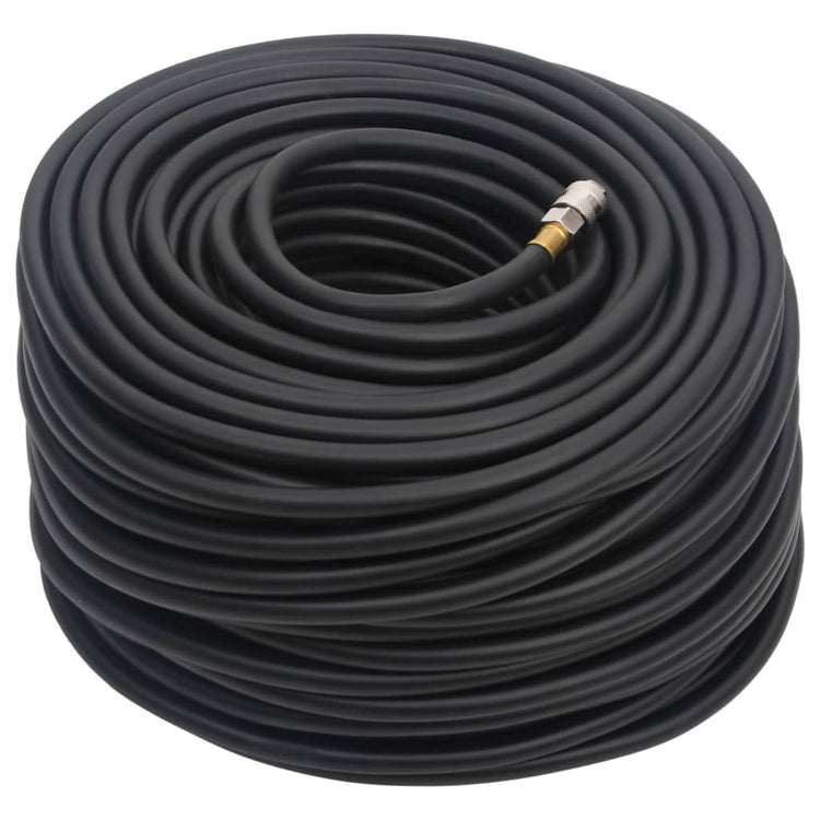 Vidaxl Air Hose Hybrid 0,6 '' 20 m Gummi und PVC Schwarz