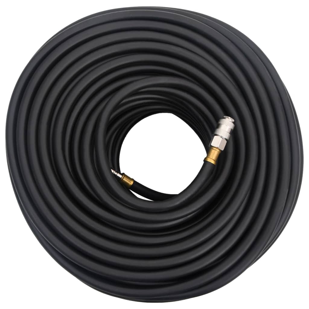 Vidaxl Air Hose Hybrid 0,6 '' 20 m Gummi und PVC Schwarz