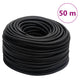 Vidaxl Air Hose Hybrid 0,6 '' 50 m Gummi und PVC Schwarz