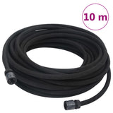 Vidaxl Tropfschlauch 0,6 '' 10 m Gummischwarz - afbeelding 1