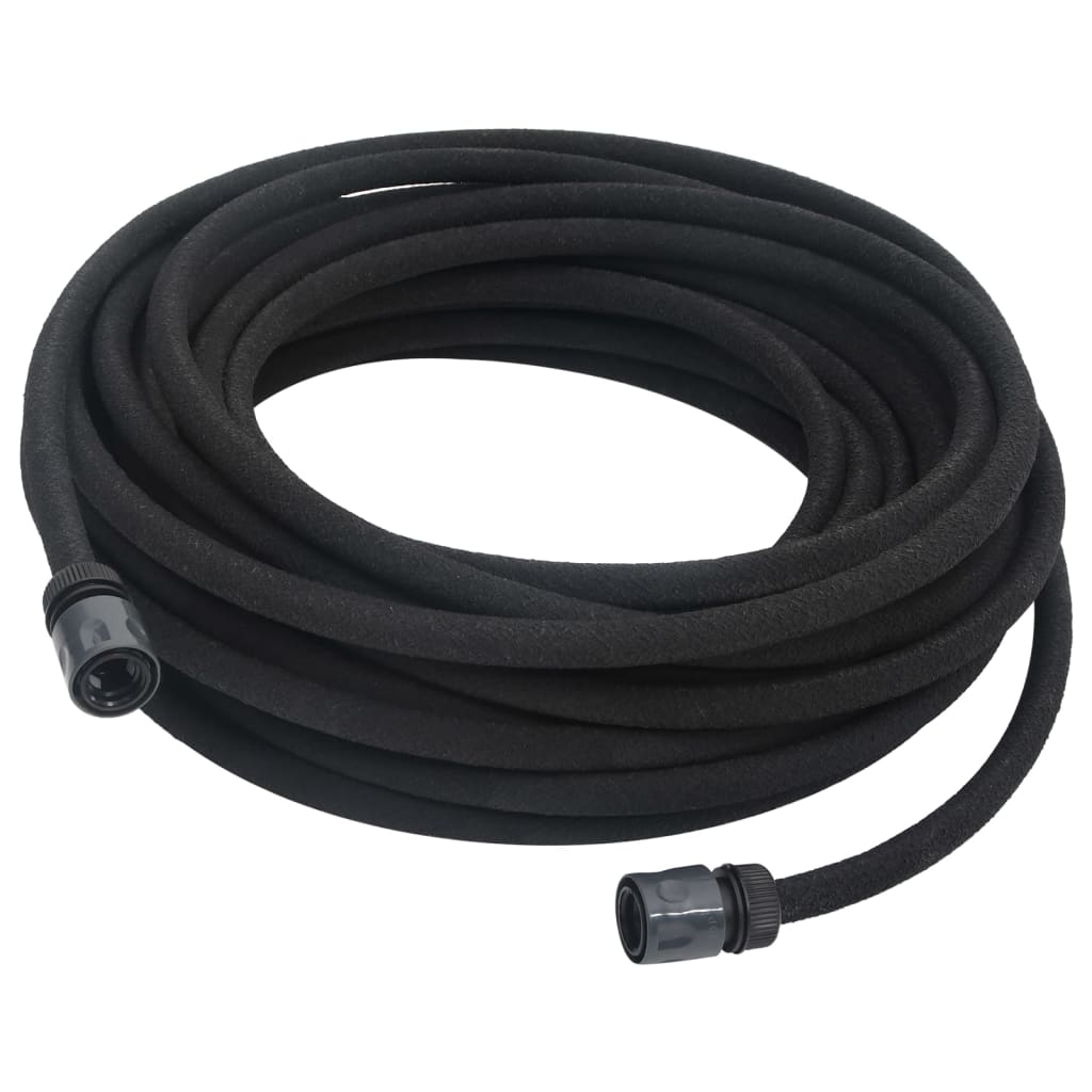 Vidaxl Tropfschlauch 0,6 '' 10 m Gummischwarz