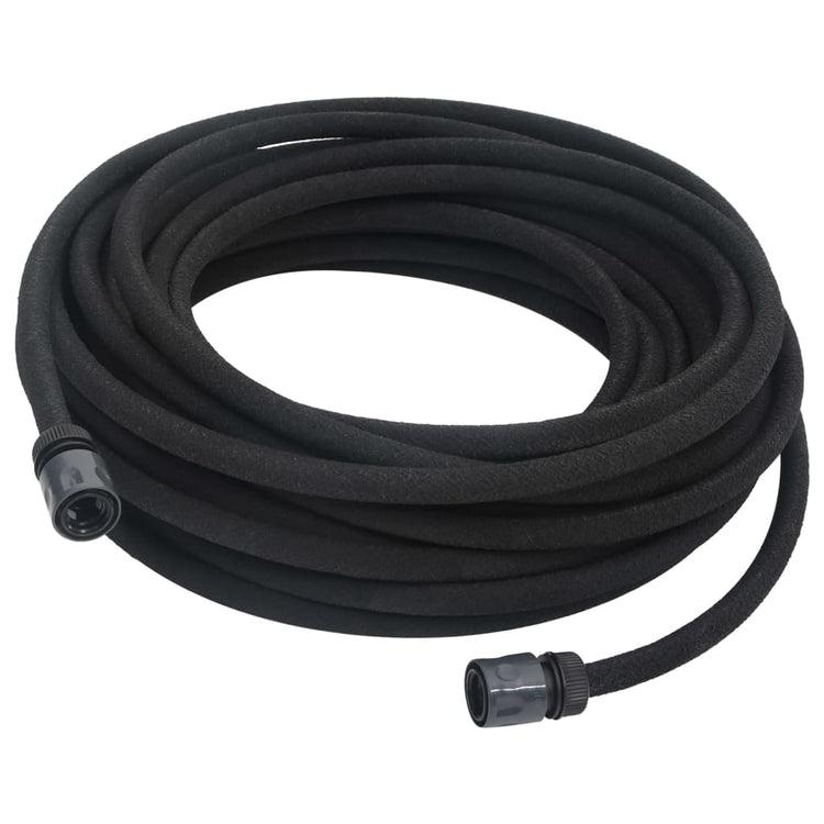 Vidaxl Tropfschlauch 0,6 '' 10 m Gummischwarz