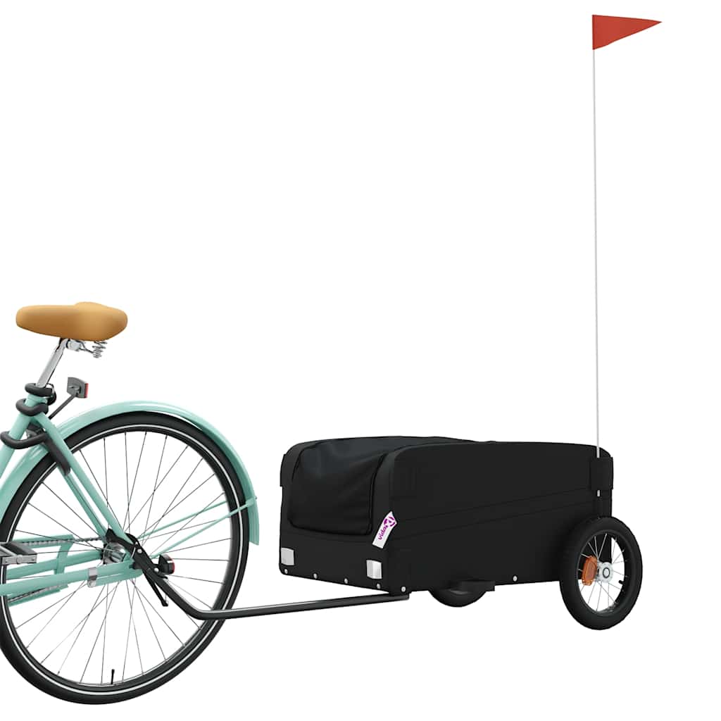 Vidaxl Fahrradanhänger 30 kg Eisenschwarz