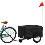 Vidaxl Fahrradanhänger 30 kg Eisenschwarz - afbeelding 3