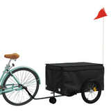 Vidaxl Fahrradanhänger 45 kg Eisen schwarz - afbeelding 3