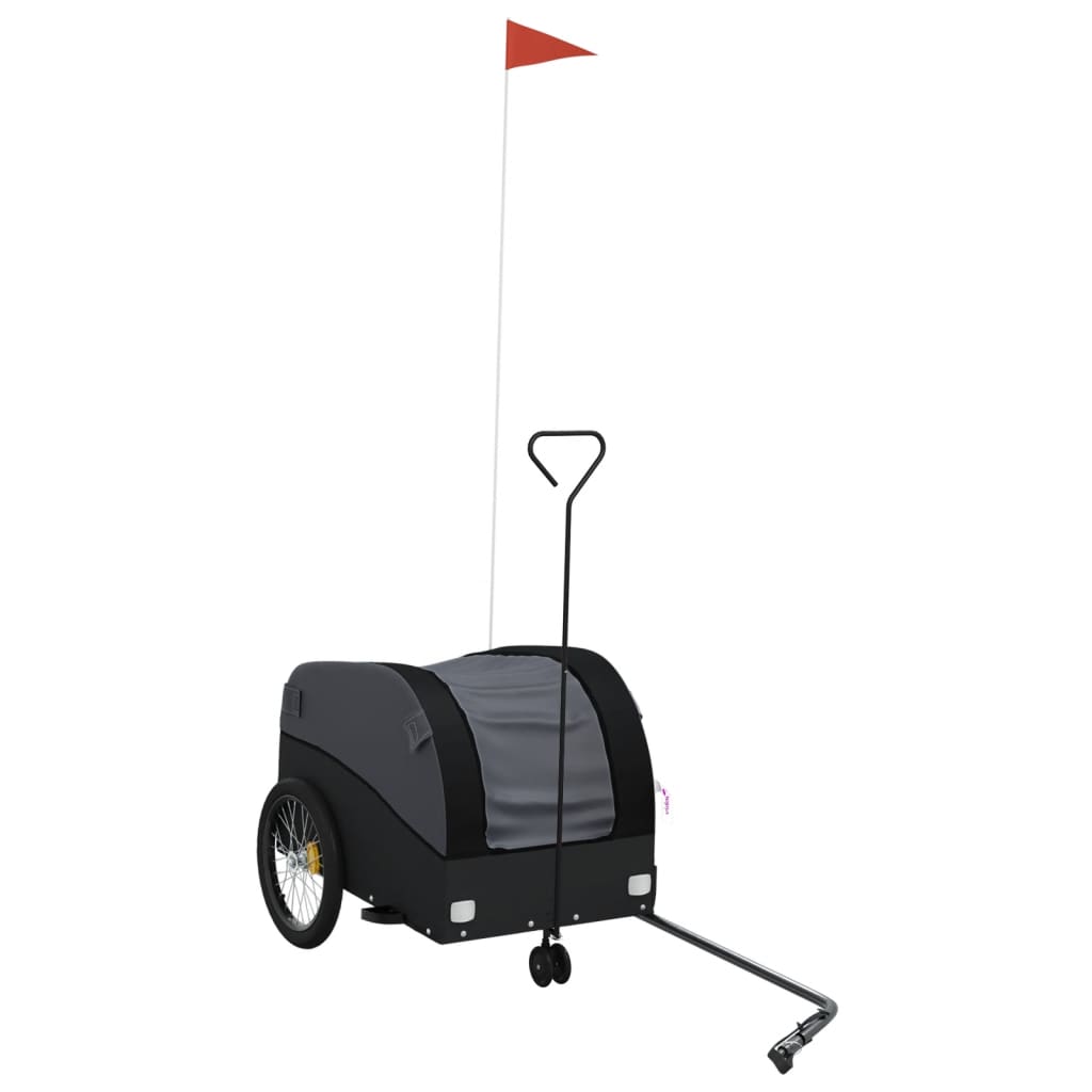 Vidaxl Fahrradanhänger 30 kg Eisenschwarz