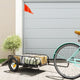 Vidaxl Fahrradanhänger 122x53x31 cm Eisenschwarz