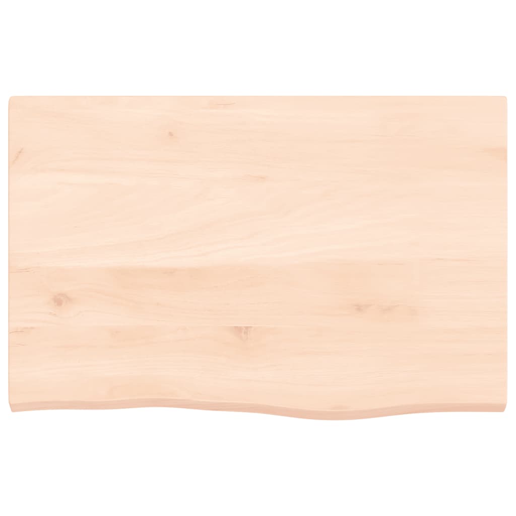 VIDAXL -WHOBAIN -Blatt 60 x 40 x 2 cm unbehandeltes festes Holz