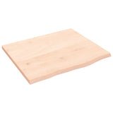 Vidaxx Waschtischplatte 60x50x2 cm unbehandeltes Massivholz - afbeelding 2