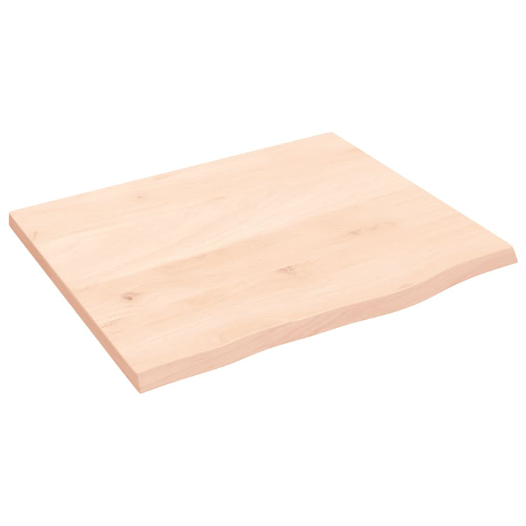 Vidaxx Waschtischplatte 60x50x2 cm unbehandeltes Massivholz