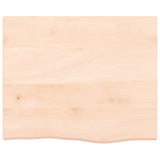 Vidaxx Waschtischplatte 60x50x2 cm unbehandeltes Massivholz - afbeelding 3