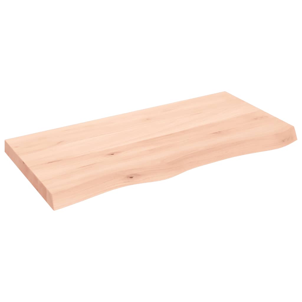 VIDAXL WASHBAIN Blad 100x50x (2-6) cm unbehandeltes festes Holz