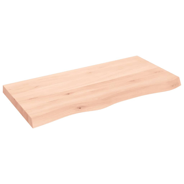 VIDAXL WASHBAIN Blad 100x50x (2-6) cm unbehandeltes festes Holz