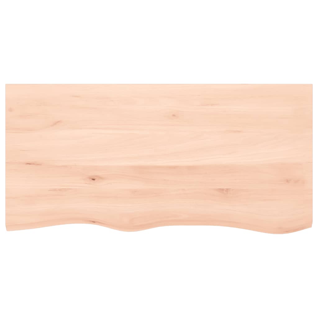 VIDAXL WASHBAIN Blad 100x50x (2-6) cm unbehandeltes festes Holz
