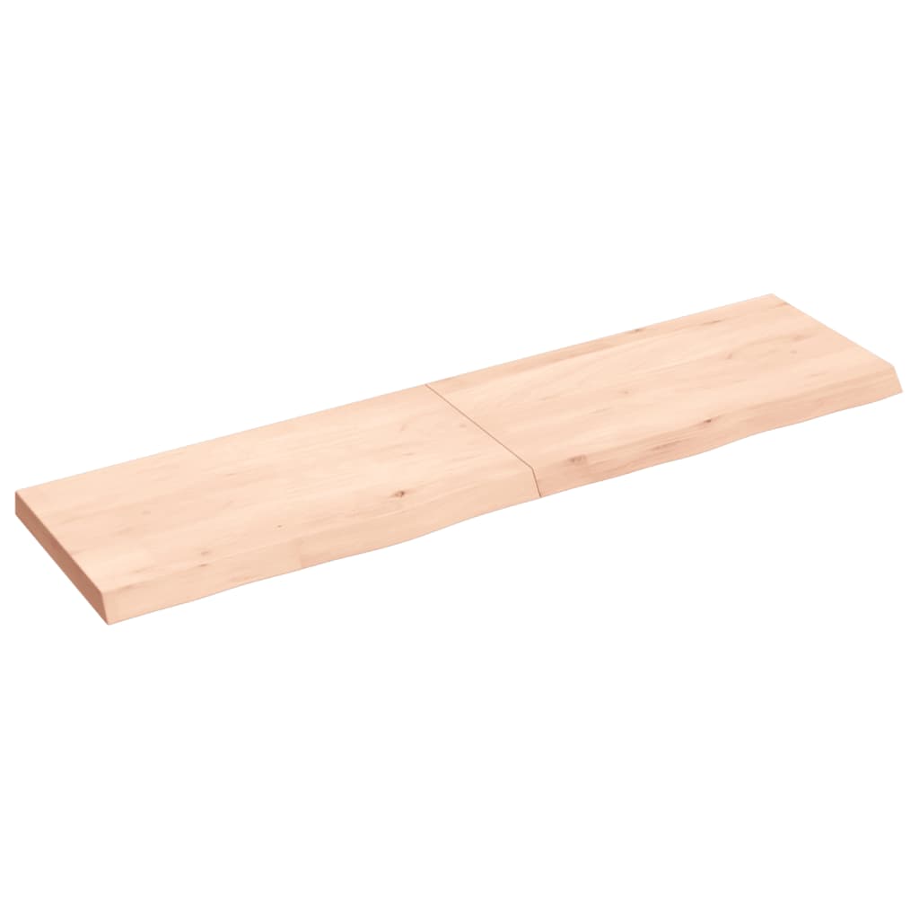 VIDAXL WASHBAIN-Blatt 120x30x (2-4) cm unbehandeltes festes Holz