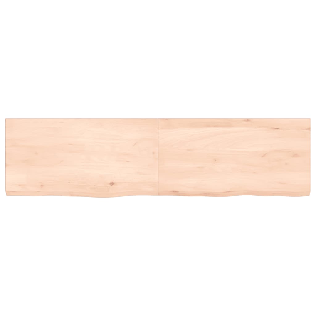 VIDAXL WASHBAIN-Blatt 120x30x (2-4) cm unbehandeltes festes Holz